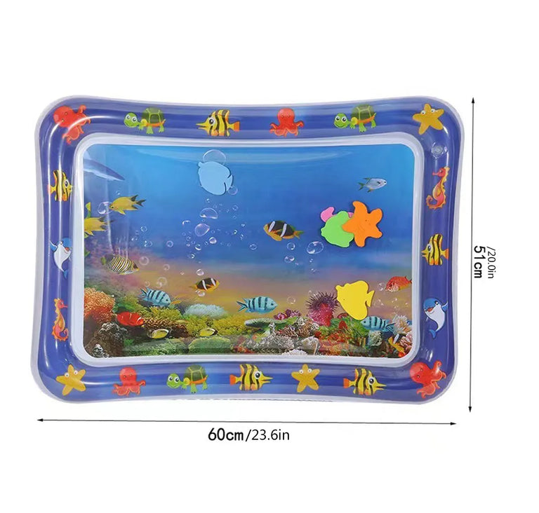 Tapete inflable de agua estimulante para bebes