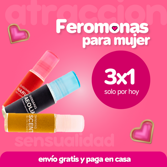 Kit x3 Pheromona para mujer